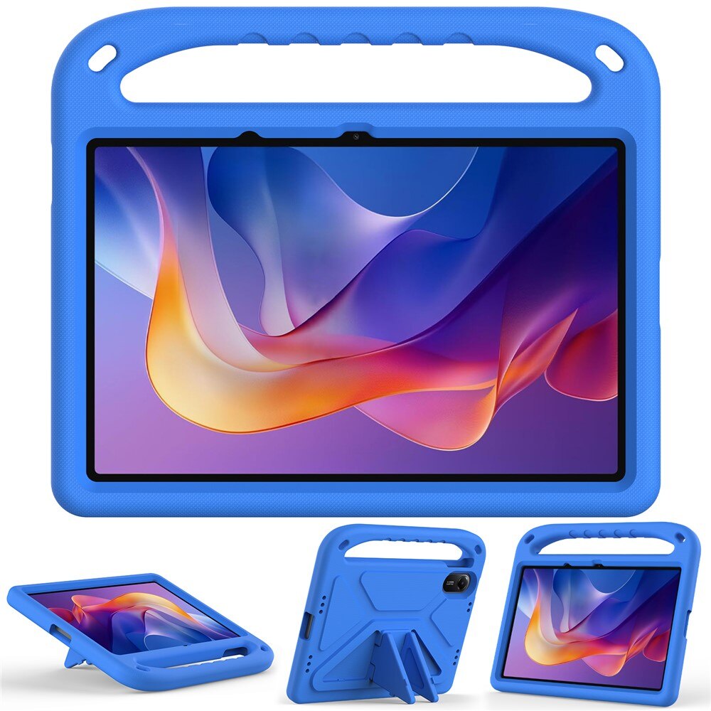 Etui pentru copii XGSM pentru Xiaomi Redmi Pad 2, cu maner, spuma EVA, albastru