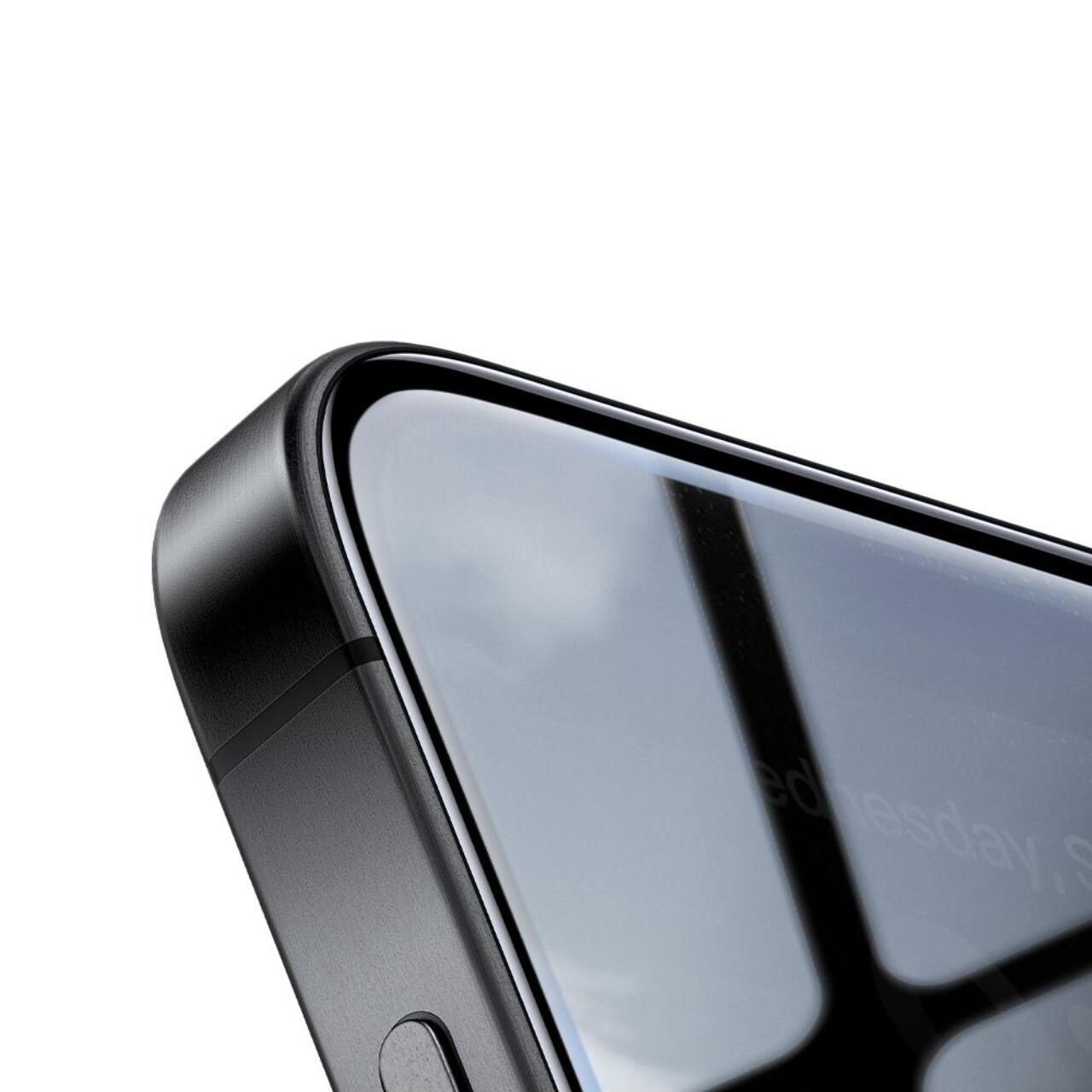 Folie Sticla Mcdodo Privacy compatibila cu iPhone 16 cu Kit de instalare Easy Auto-Align