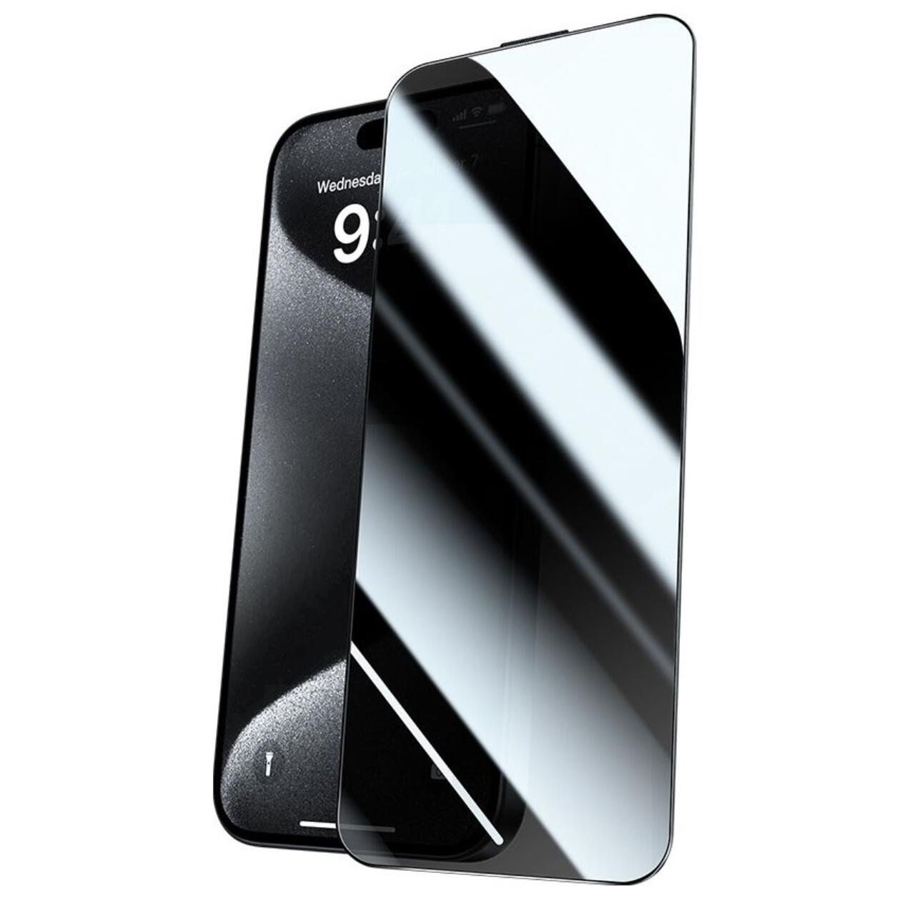 Folie Sticla Mcdodo Privacy compatibila cu iPhone 16 cu Kit de instalare Easy Auto-Align