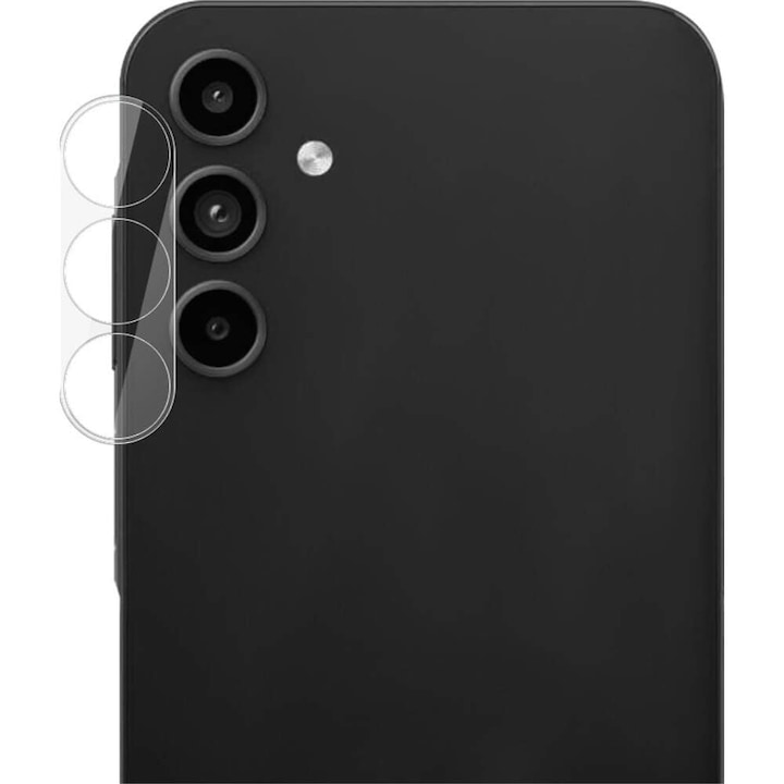 Folie de protectie Camera compatibila cu Samsung Galaxy S26, Sticla Securizata, Protectie antisoc, Transparent