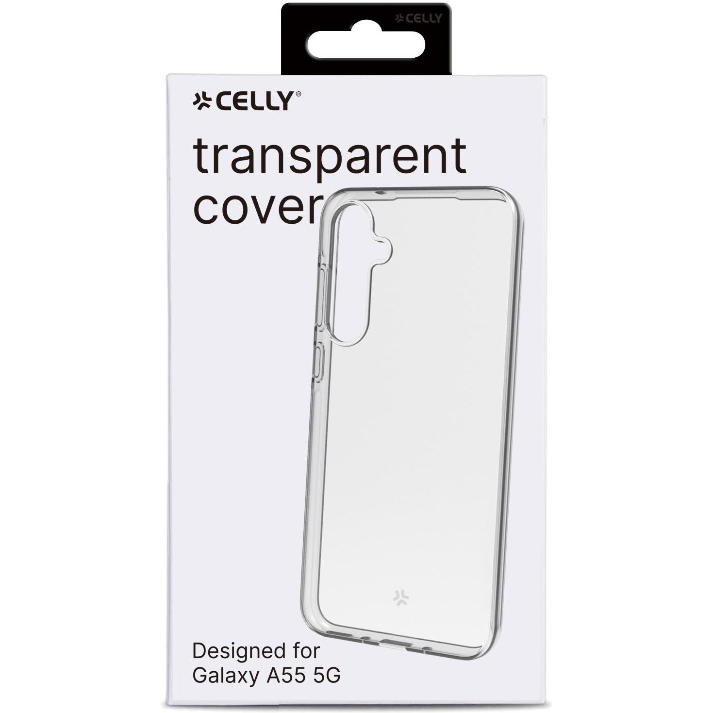 Husa de protectie Celly pentru Samsung Galaxy A55 5G, Transparent