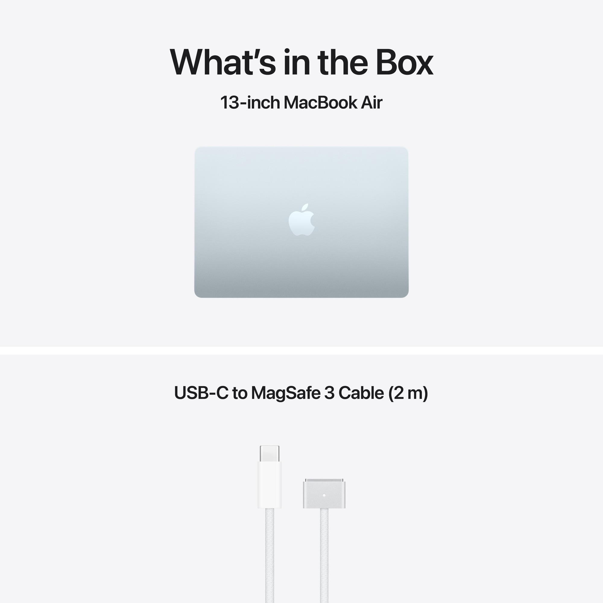 Laptop Apple MacBook Air 13, Procesor Apple M5 chip 10-core CPU, 10-core GPU, 13.6" WQXGA, 32GB, 512GB, layout INT, Mac OS Albastru deschis