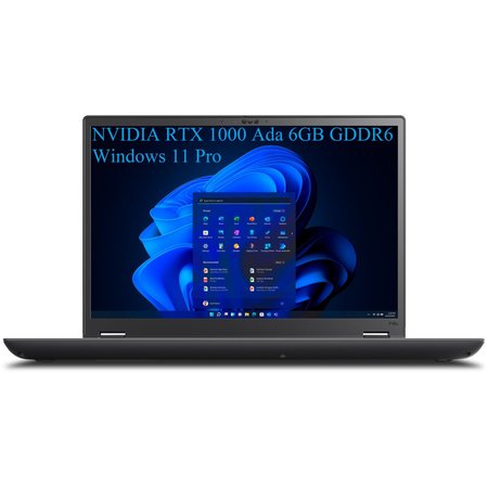 Laptop Lenovo ThinkPad P16v Gen 2 (Intel), 16" WUXGA 1920x1200 IPS 400nits, Intel Core Ultra 7 165H 16-core, 48GB DDR5, 1TB SSD m2 PCIe, 2TB SSD m2 PCIe, NVIDIA RTX 1000 Ada Generation 6GB GDDR6, Windows 11 Pro, Black