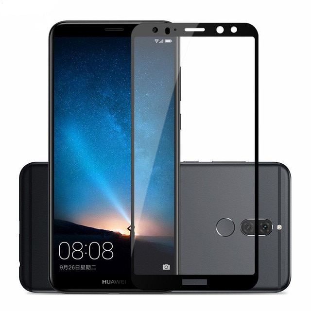 Folie de protectie tempered glass Huawei Mate 10 Lite Neagra