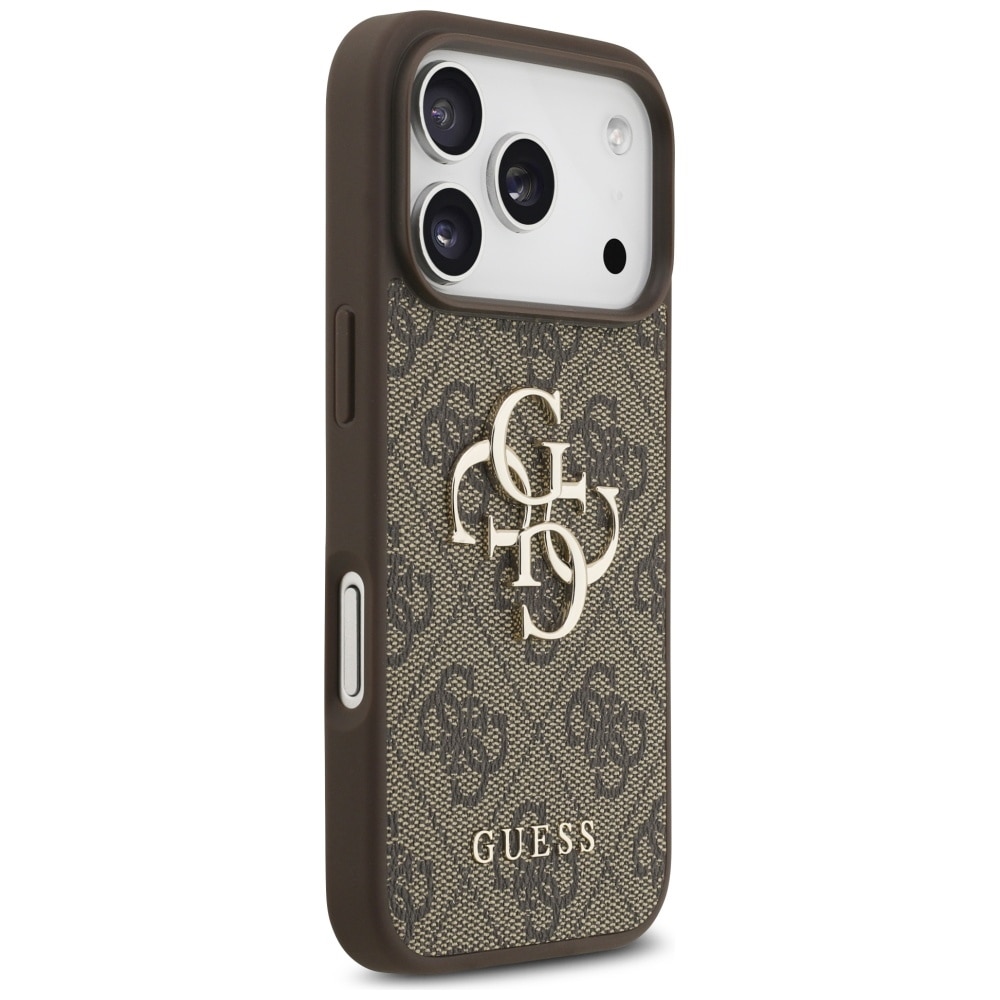 Husa pentru iPhone 17 Pro Max - Guess Hardcase 4G Big Logo - Maro