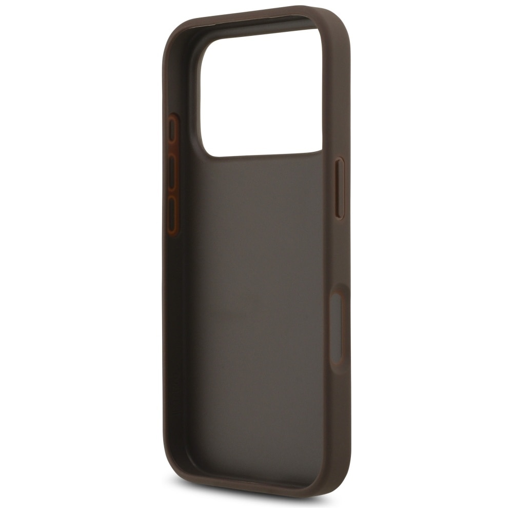 Husa pentru iPhone 17 Pro Max - Guess Hardcase 4G Big Logo - Maro