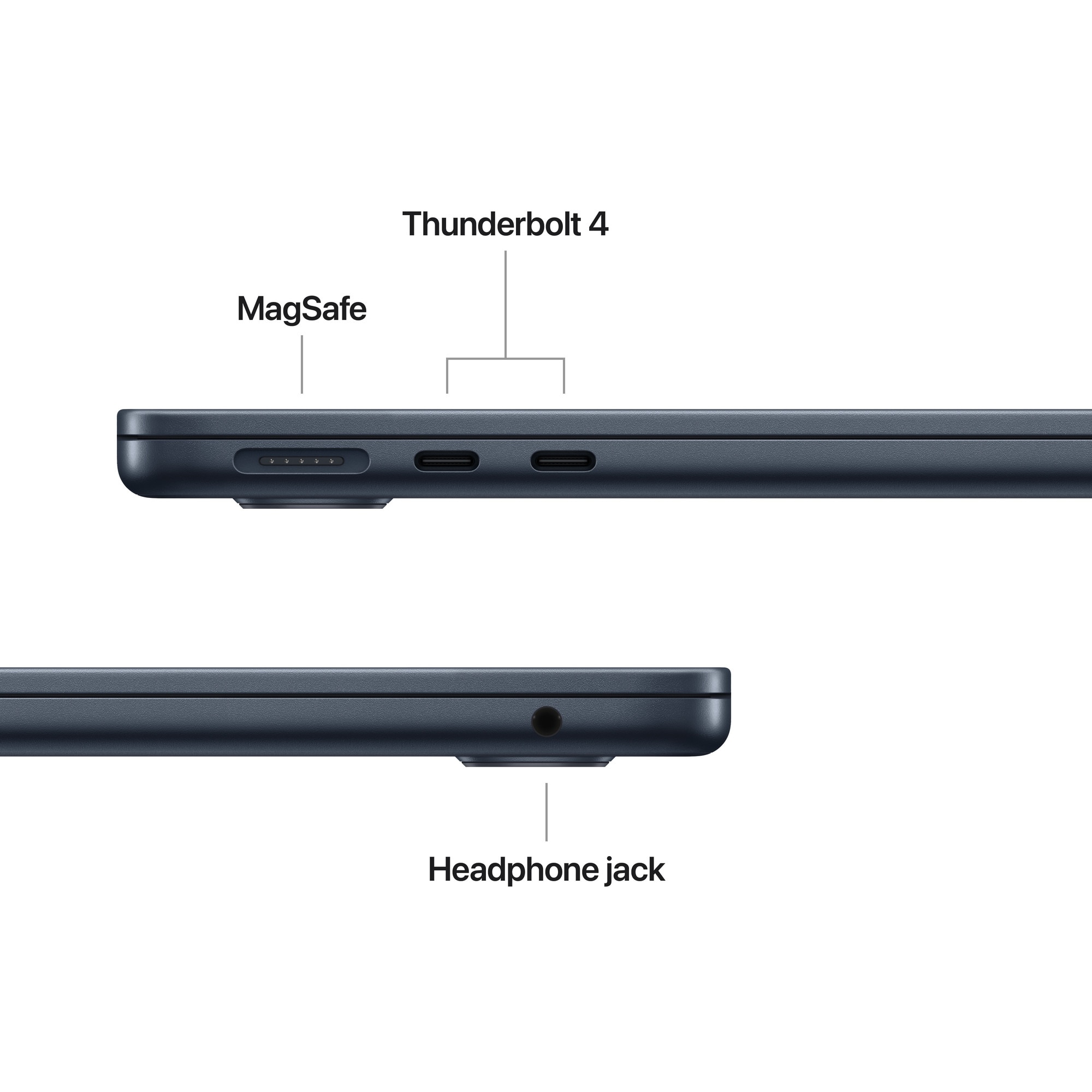 MacBook Air 13.6" Retina/Apple M5 (CPU 10-core, GPU 10-core, NeuralEngine16-core)/16GB/512GB - Midnight - INT KB (No Adapter) - 2026 (CTO from MDHE4RO/A)