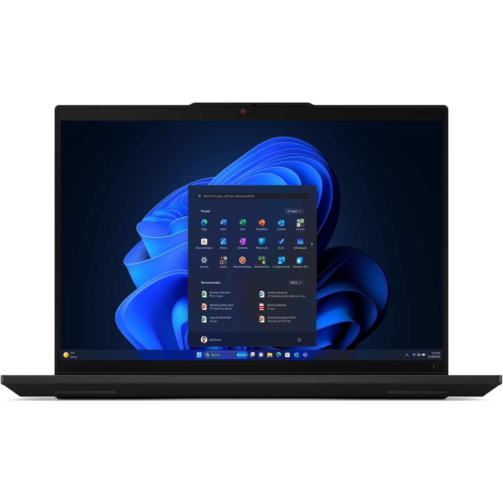 Laptop Lenovo ThinkPad L14 Gen 5 (Intel), 14" WUXGA 1920x1200 IPS 400nits Touch Screen, Intel Core Ultra 5 125U 12-core, 40 GB DDR5, 256 GB SSD m2 PCIe, Intel Graphics, Windows 11 Pro, 1.40 kg. Black