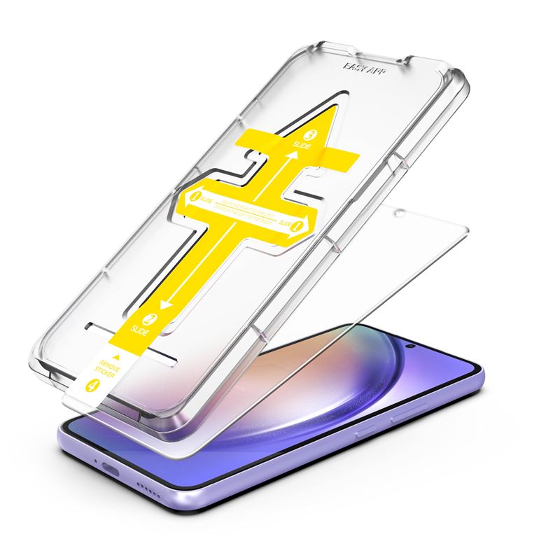 Folie sticla transparenta cu sistem de montare Mobile Origin Screen Guard compatibila cu Samsung Galaxy A55 5G
