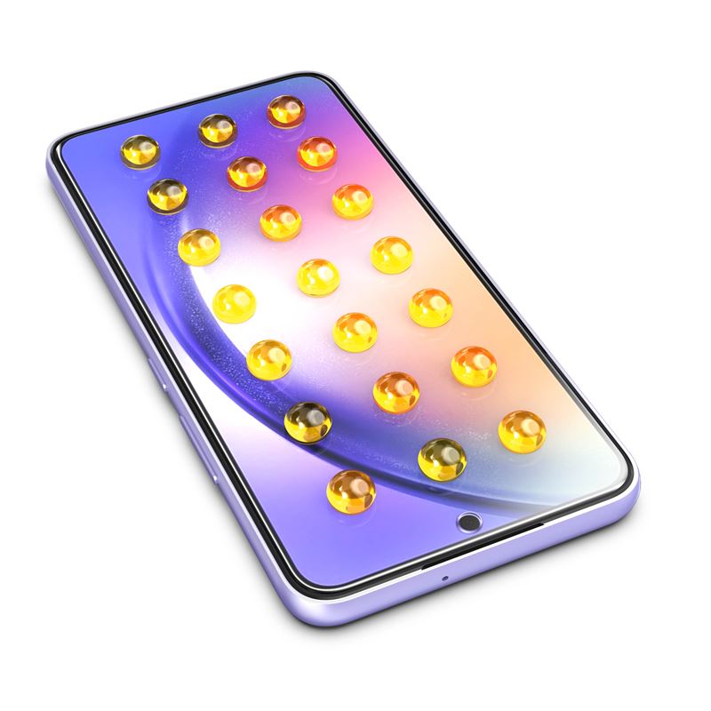Folie sticla transparenta cu sistem de montare Mobile Origin Screen Guard compatibila cu Samsung Galaxy A55 5G