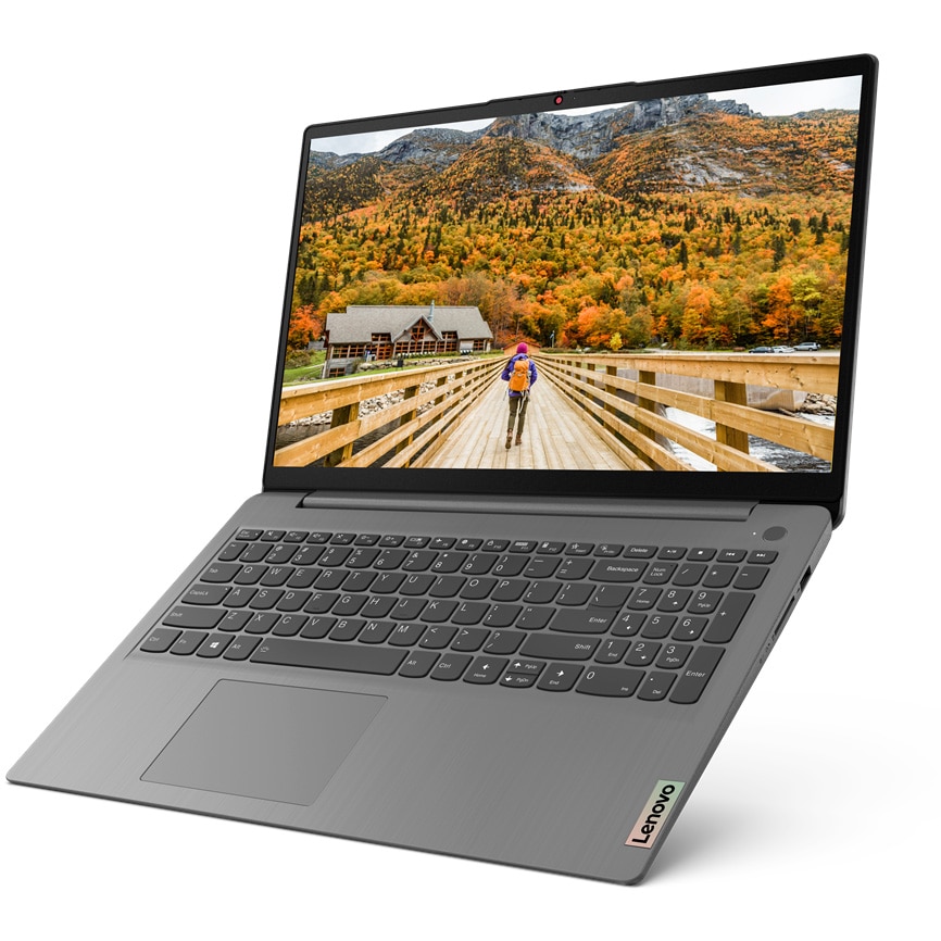 Laptop Lenovo IdeaPad 3 15ALC6 cu procesor AMD Ryzen™ 5 5500U pana la 4.00 GHz, 15.6", Full HD, IPS, 8GB, 512GB SSD, AMD Radeon Graphics, No OS, Arctic Grey