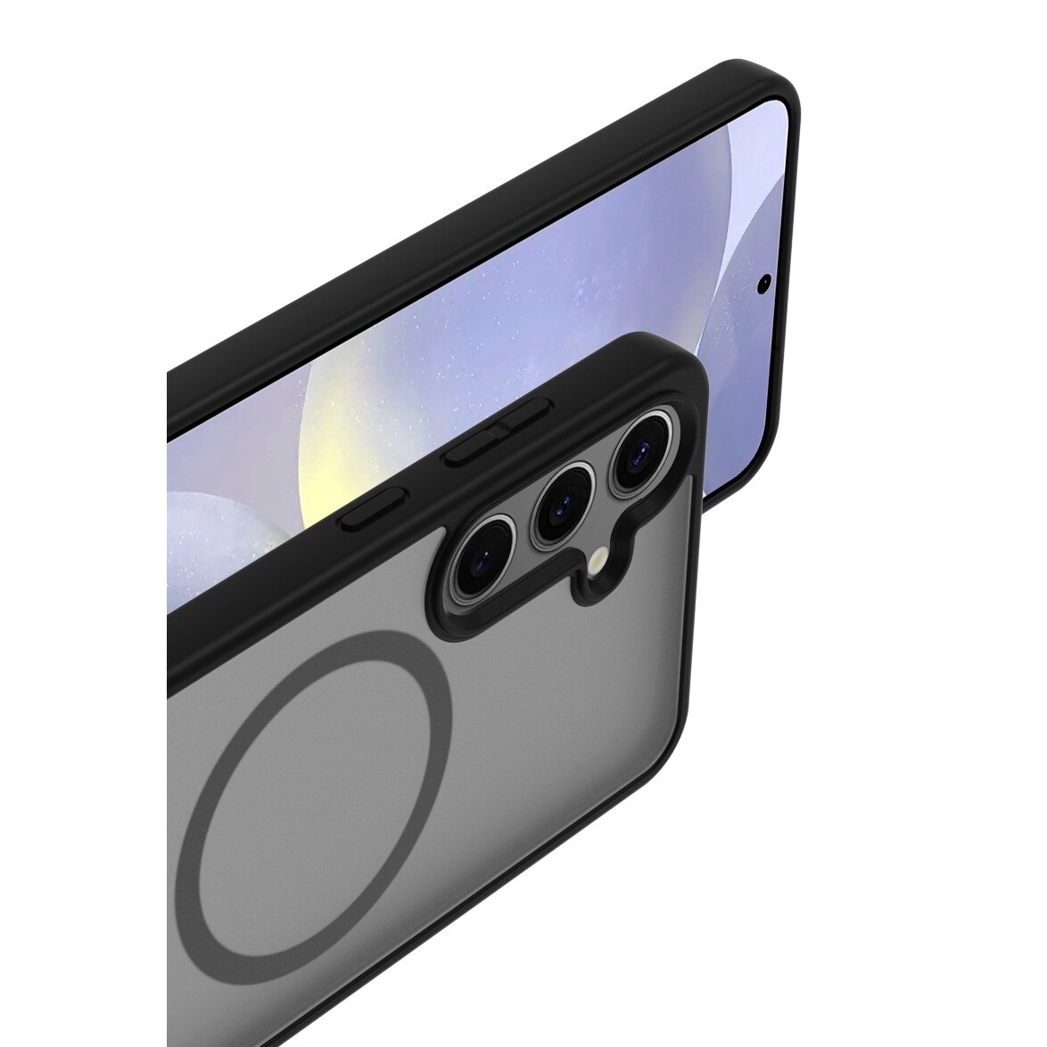 Husa de Protectie, Compatibila Samsung Galaxy S24 Plus, Doctor Shield Fantom, MagSafe - Negru