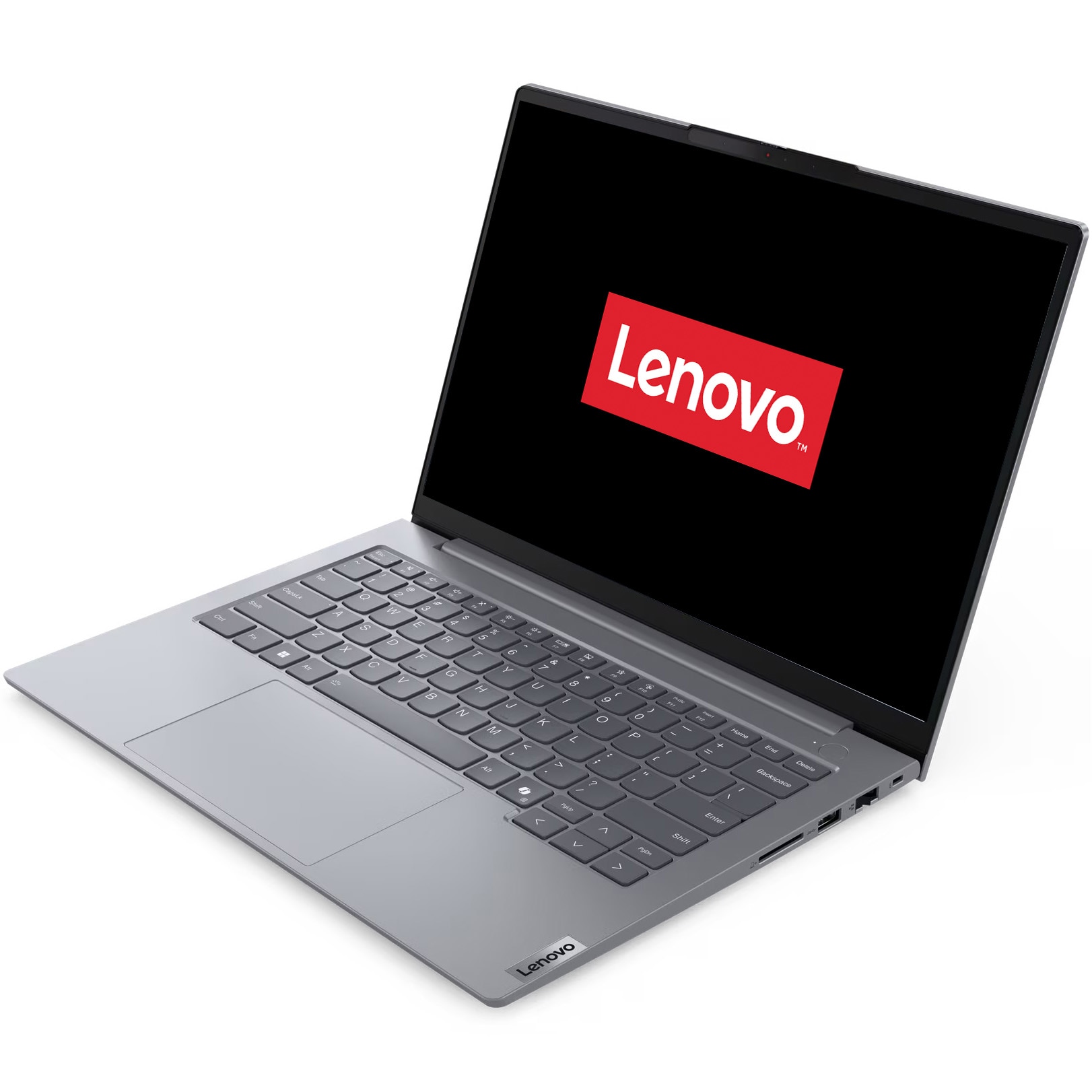 Laptop Lenovo ThinkBook 14 G7 IML cu procesor Intel® Core™ Ultra 5 125U pana la 4.3 GHz, 14", WUXGA, IPS, 16GB DDR5, 512GB SSD, Intel® Graphics, No OS, Arctic Grey
