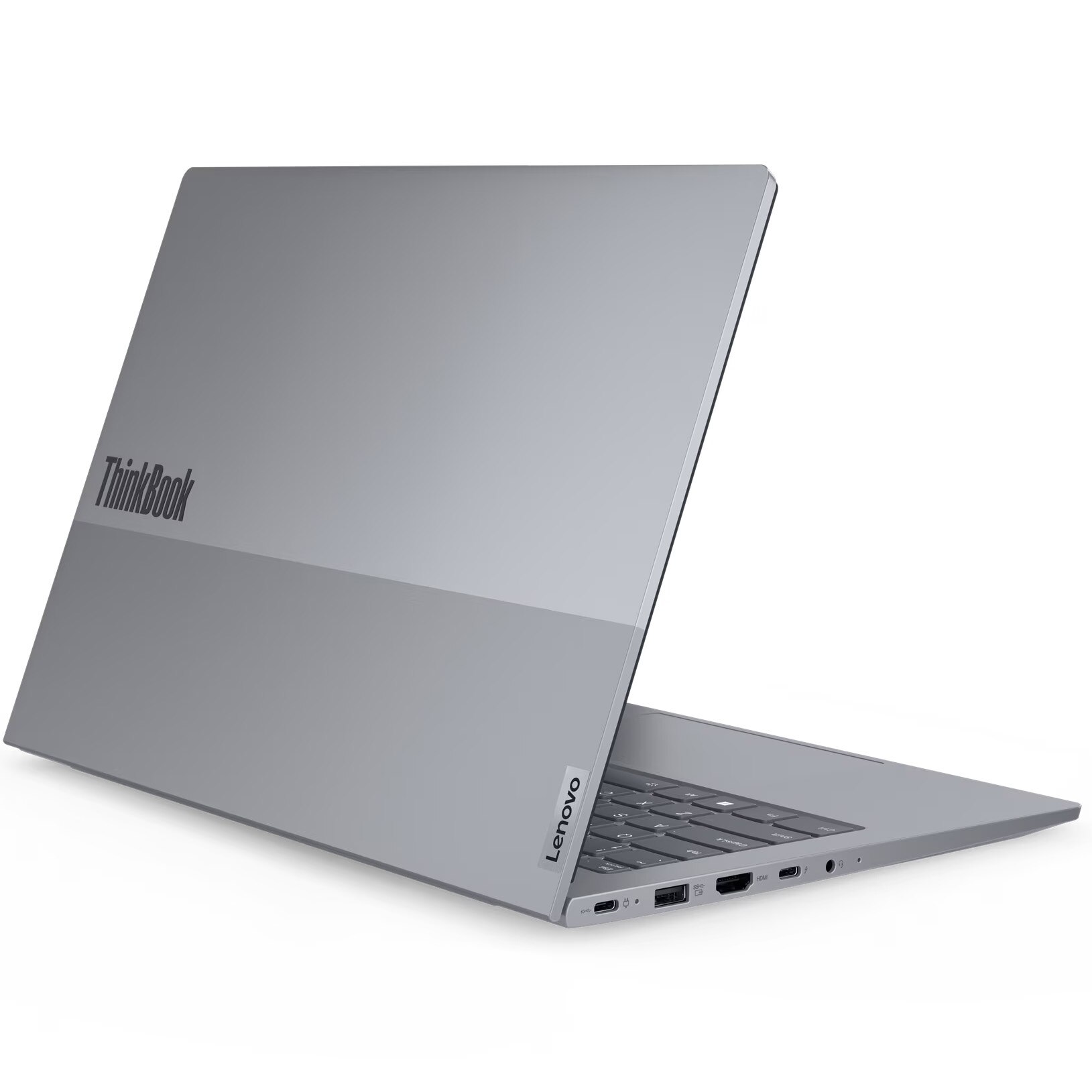 Laptop Lenovo ThinkBook 14 G7 IML cu procesor Intel® Core™ Ultra 5 125U pana la 4.3 GHz, 14", WUXGA, IPS, 16GB DDR5, 512GB SSD, Intel® Graphics, No OS, Arctic Grey