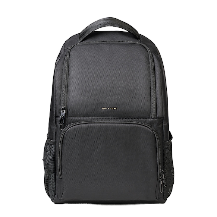 Rucsac laptop, VENTION, KRL, Poliester, 15.6 inch, port USB, Impermeabil, Negru, 45 x 30 x 20cm