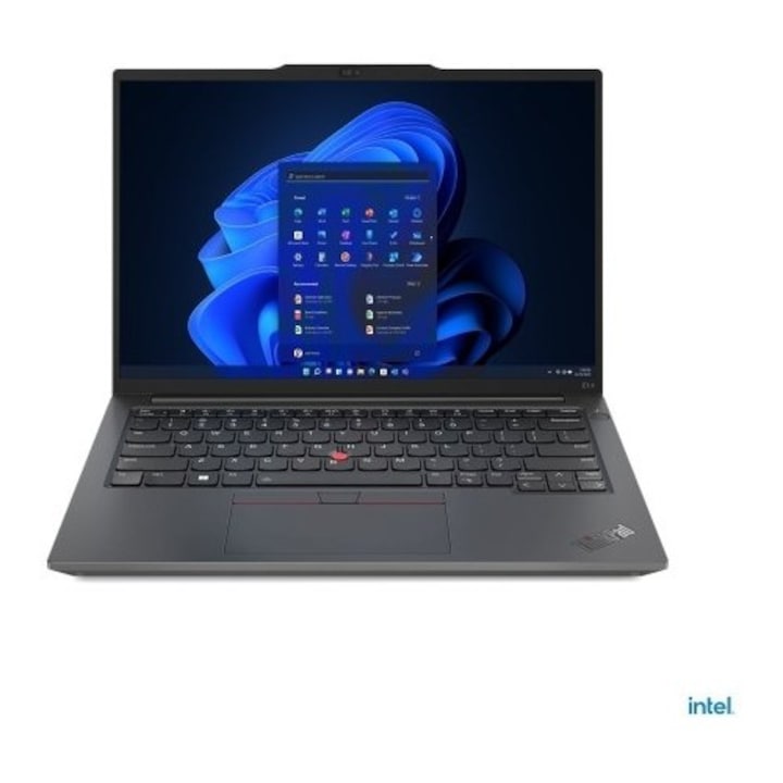 Laptop Lenovo ThinkPad E14 G5, 14" WUXGA Touchscreen, Intel® Core™ i5 1335U pana la 4.6 GHz, 16 GB RAM DDR4 3200, 512 GB SSD, Intel Iris Xᵉ Graphics, Windows 11 Pro, Graphite Black 512 GB
