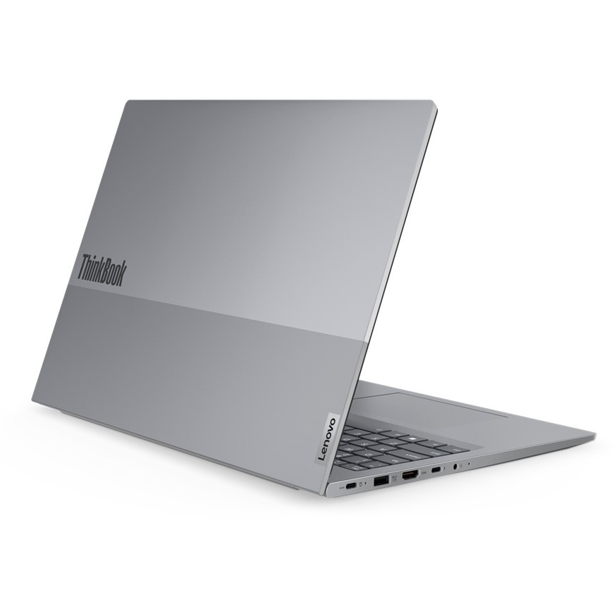 Laptop Lenovo ThinkBook 16 G7 IML cu procesor Intel® Core™ Ultra 7 155H pana la 4.8GHz, 16" WUXGA, IPS, 16GB RAM DDR5, 512GB SSD, Intel® Arc™ Graphics, Windows® 11 Pro, Arctic Grey, 3Y Courier/Carry-in upgrade