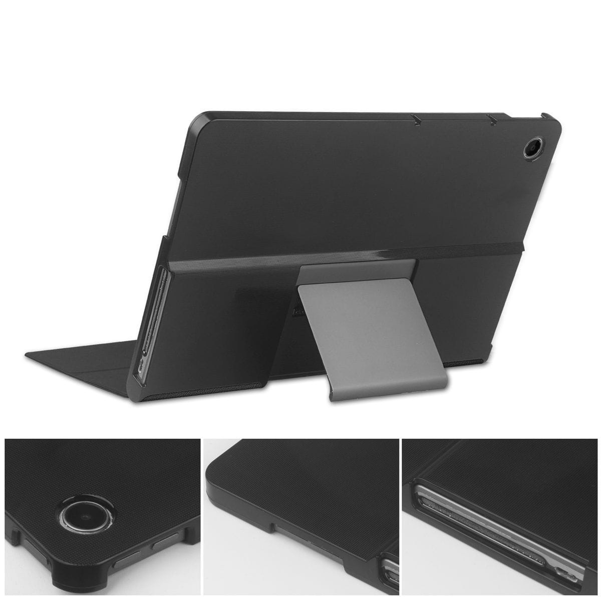 Husa tableta Bizon Case Tab Croc pentru Lenovo Tab Plus 11.5" 2024, Negru