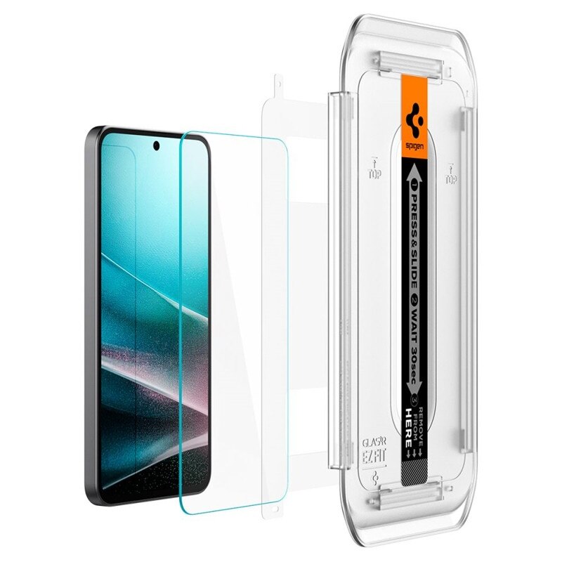 Spigen Glas.TR EZ Fit 2-Pack - Sticla securizata pentru Samsung Galaxy A36 5G, 9H, transparent, 158x73mm
