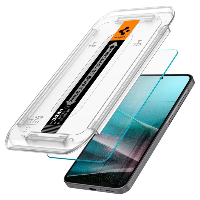 Spigen Glas.TR EZ Fit 2-Pack - Sticla securizata pentru Samsung Galaxy A36 5G, 9H, transparent, 158x73mm
