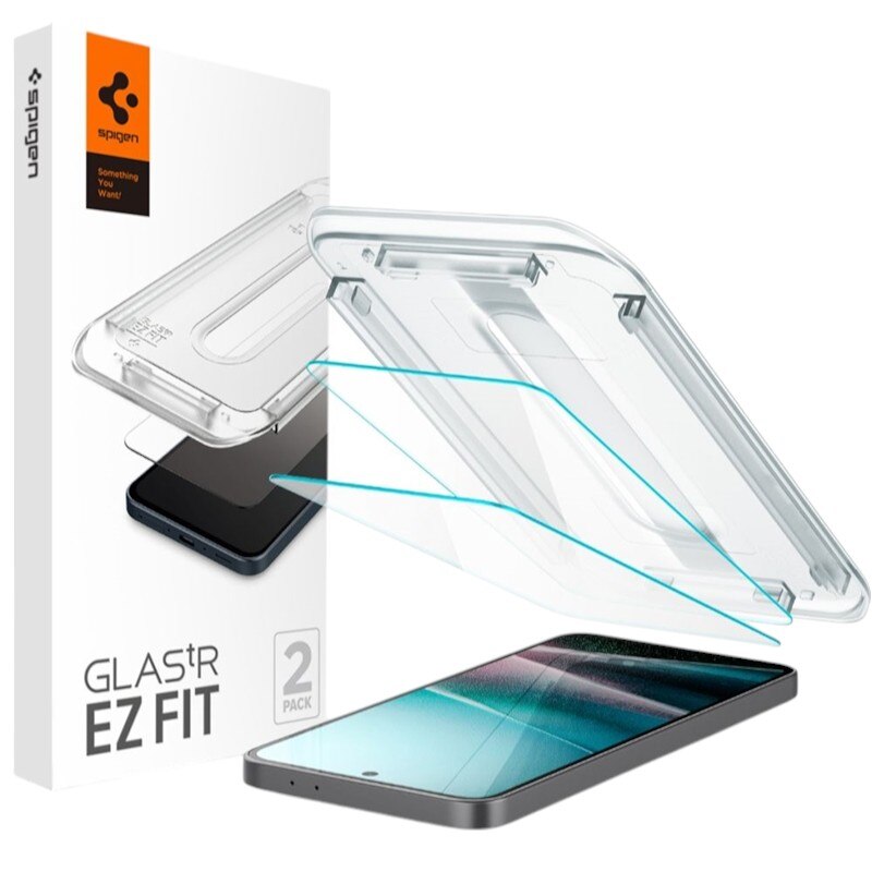 Spigen Glas.TR EZ Fit 2-Pack - Sticla securizata pentru Samsung Galaxy A36 5G, 9H, transparent, 158x73mm