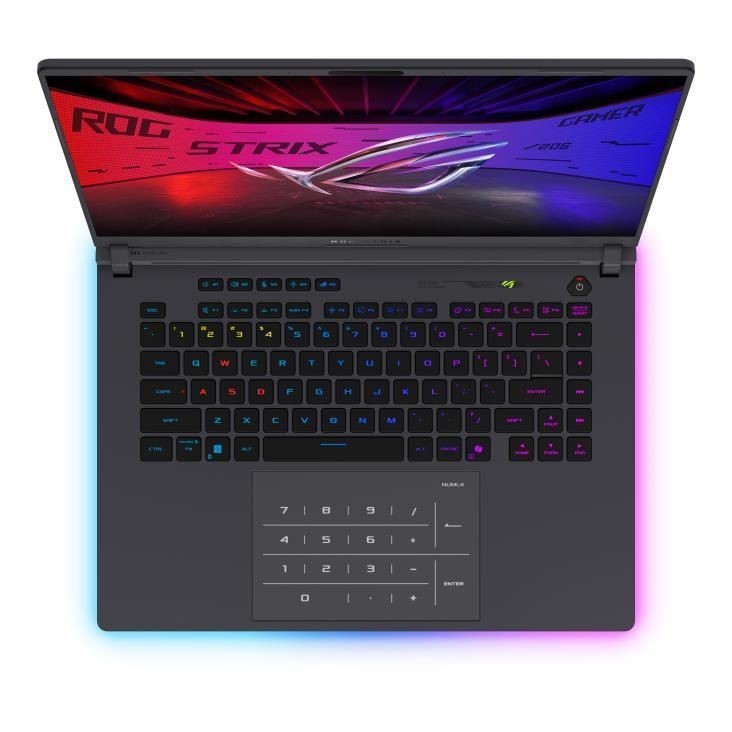 Laptop Gaming Asus Rog Strix G16, G615LM-S5071, 16-inch, 2.5K (2560 x1600, WQXGA) 16:10 aspect ratio, Rog Nebula Display, Intel® Core™ Ultra7 Processor 255HX 2.4 GHz (30MB Cache, up to 5.2 GHz, 20 cores, 20Threads); Intel® AI Boost NPU up to 13TOPS