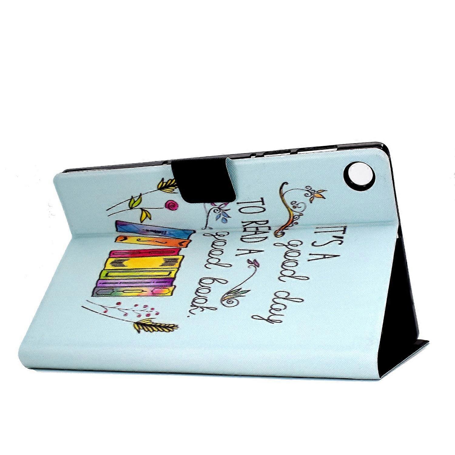 Husa tableta, Big Butterfly, pentru Samsung Galaxy Tab A8 10.5 (2021/2022), multicolor, cu suport si sloturi pentru carduri