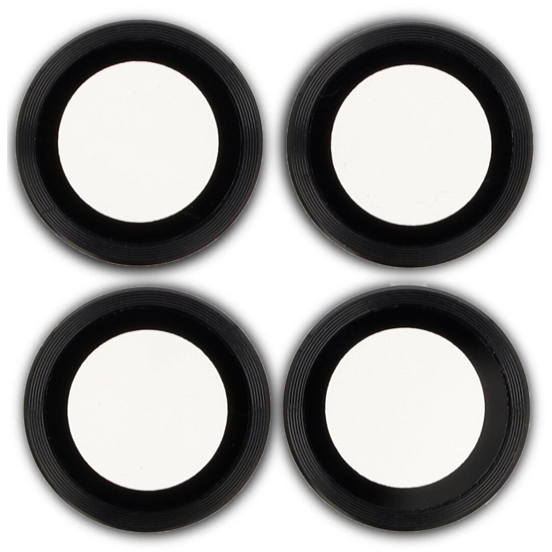 Folie protectie Bizon Glass Snap Lens pentru Motorola Edge 60/60 Pro/60 Fusion, 9H, 0,3mm, negru, set complet