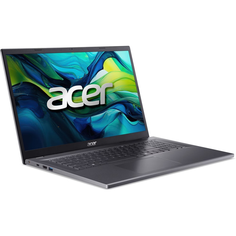 Laptop Acer Aspire 17 A17-51M Procesor Intel Core 7 150U 12M Cache, up to 5.40 GHz 17.3" FHD, 16GB LPDDR5, 1TB SSD, Intel Graphics, Linux, Gri