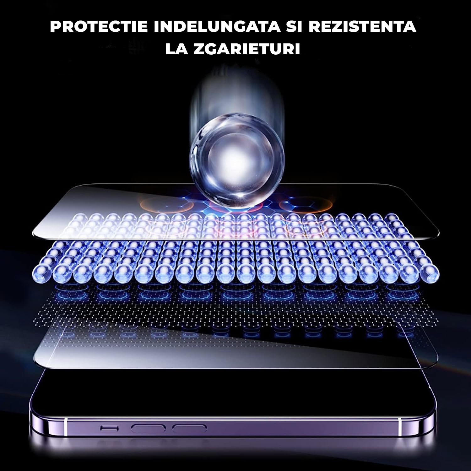 Folie Sticla Daden MaxProtection pentru iPhone 13 Pro, Full Cover, Protectie Profesionala, Ultra Rezistenta, Calitate Premium, Margini negre