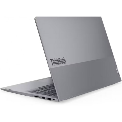 Laptop Lenovo ThinkBook 16, 16" WUXGA, Intel® Core™ i3 1315U pana la 4.5 GHz, 8 GB RAM DDR5 5200, 512 GB SSD, Intel® UHD Graphics, Windows 11 Pro, Arctic Grey 512 GB