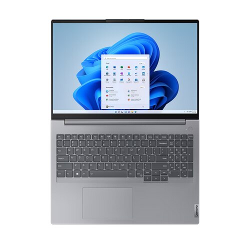 Laptop Lenovo ThinkBook 16, 16" WUXGA, Intel® Core™ i3 1315U pana la 4.5 GHz, 8 GB RAM DDR5 5200, 512 GB SSD, Intel® UHD Graphics, Windows 11 Pro, Arctic Grey 512 GB
