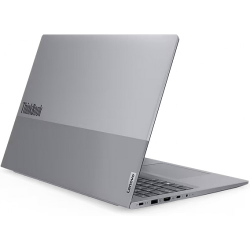 Laptop Lenovo ThinkBook 16, 16" WUXGA, Intel® Core™ i3 1315U pana la 4.5 GHz, 8 GB RAM DDR5 5200, 512 GB SSD, Intel® UHD Graphics, Windows 11 Pro, Arctic Grey 512 GB
