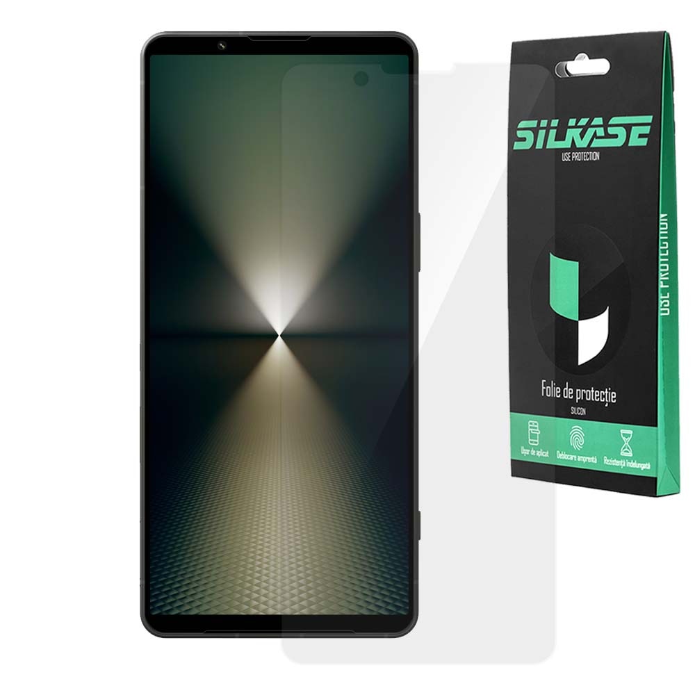 Folie SILKASE pentru Sony Xperia 1 VI, protectie ecran, silicon regenerabil