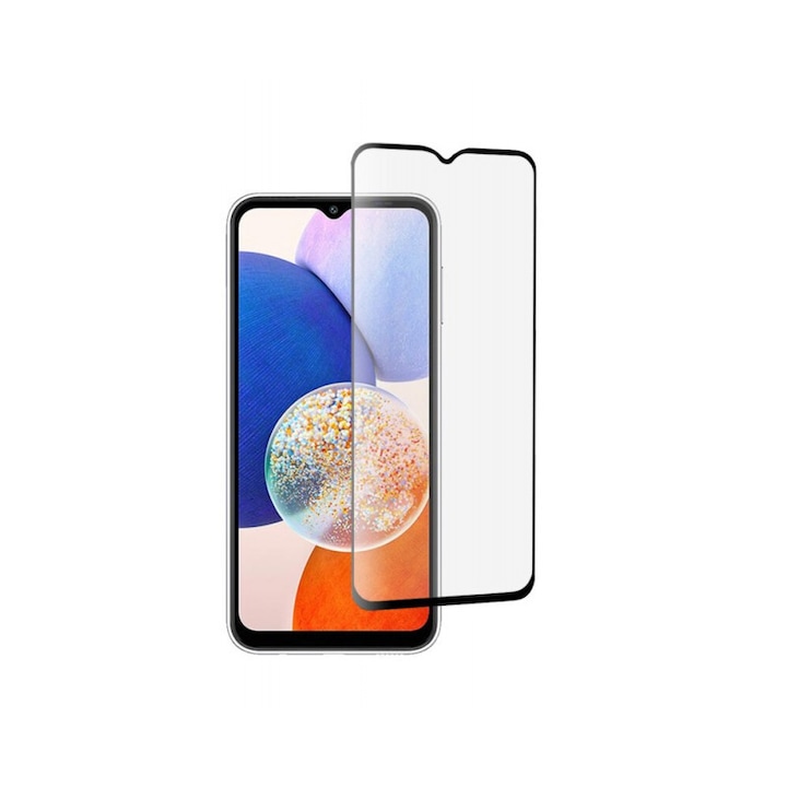 Folie Sticla Securizata Full Glue 5d Compatibila Cu Samsung Galaxy A14 5G, Dreapta Case Friendly