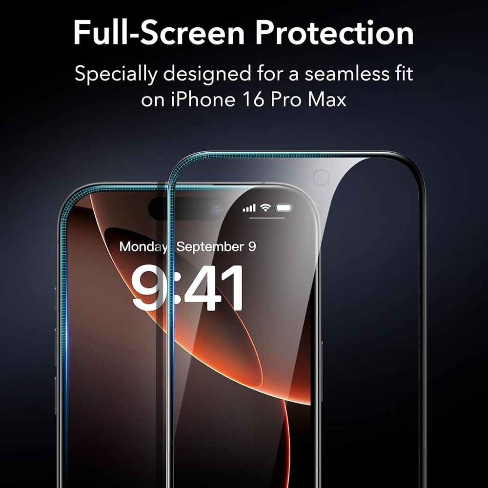 Folie pentru iPhone 17 / iPhone 16 Pro (set 3) - ESR Tempered Glass - Clear