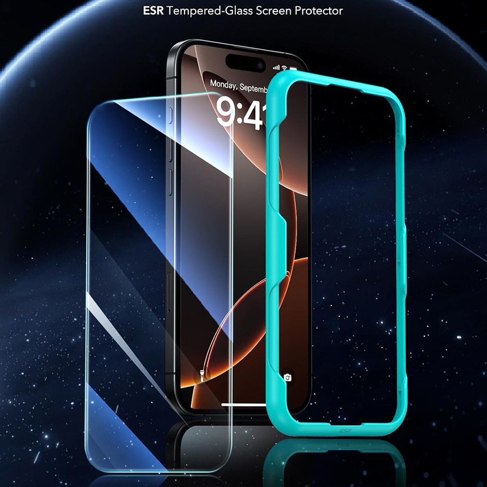 Folie pentru iPhone 17 / iPhone 16 Pro (set 3) - ESR Tempered Glass - Clear