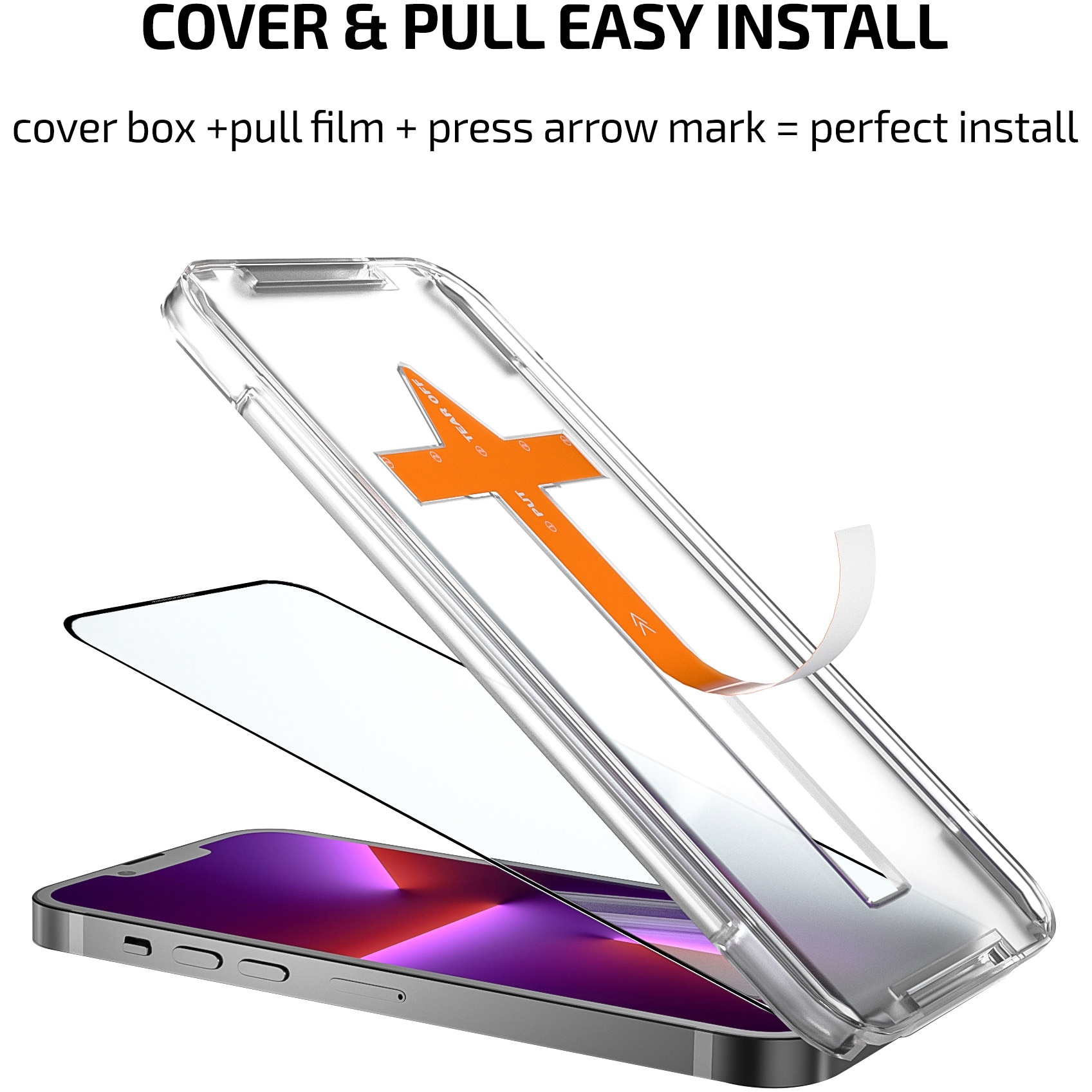 Folie de protectie ecran x 2 cu extra protectie pentru difuzor A+ pentru iPhone 14 Plus