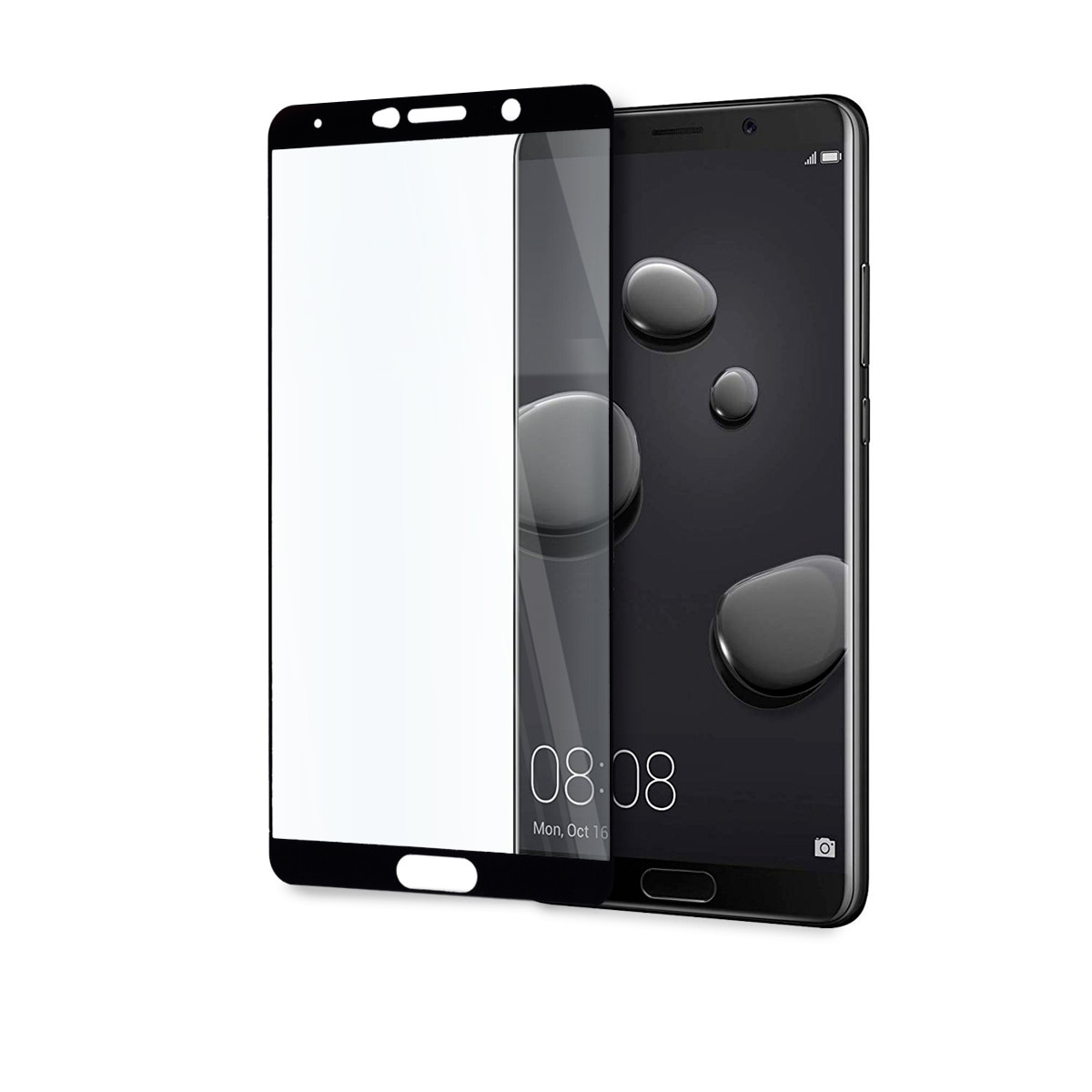 Folie de Sticla pentru Huawei Mate 10, Full Glue, Full Cover, Negru