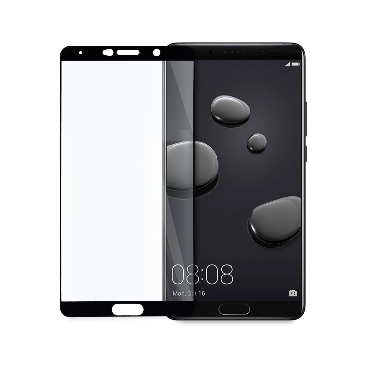 Folie de Sticla pentru Huawei Mate 10, Full Glue, Full Cover, Negru