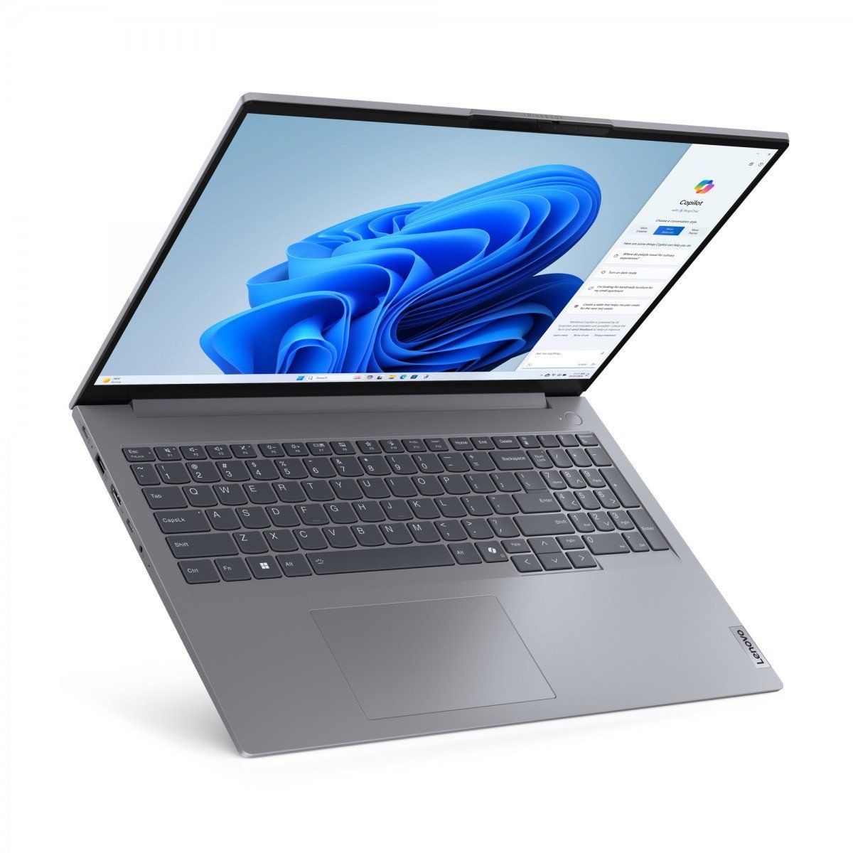 Laptop Lenovo ThinkBook 16 G7 21MS007YPB, 16 inch 1920 x 1200, Intel Core Ultra 5 125U 12 C / 14 T, 1.3 GHz - 4.3 GHz, 12 MB cache, 28 W, 16 GB DDR5, 512 GB SSD, Intel Graphics, Windows 11 Pro, Gri