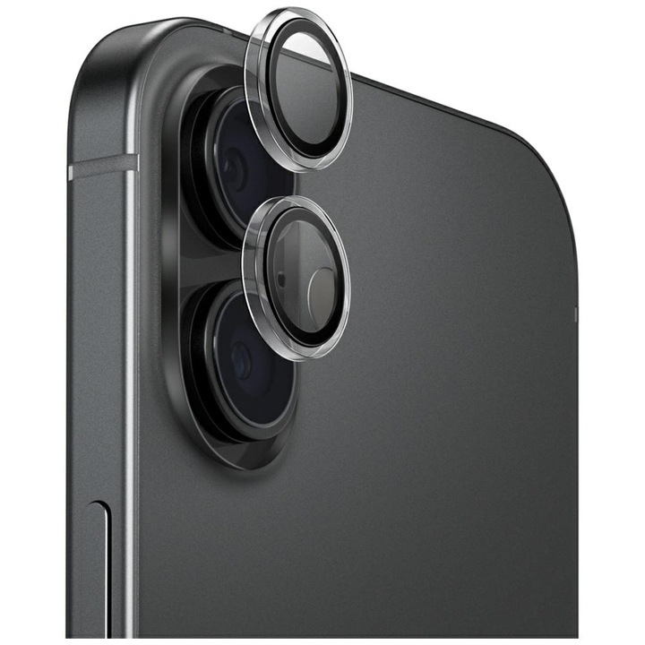 Protectie sticla securizata camera foto UNIQ Optix Clearshield compatibila cu iPhone 17, Transparent