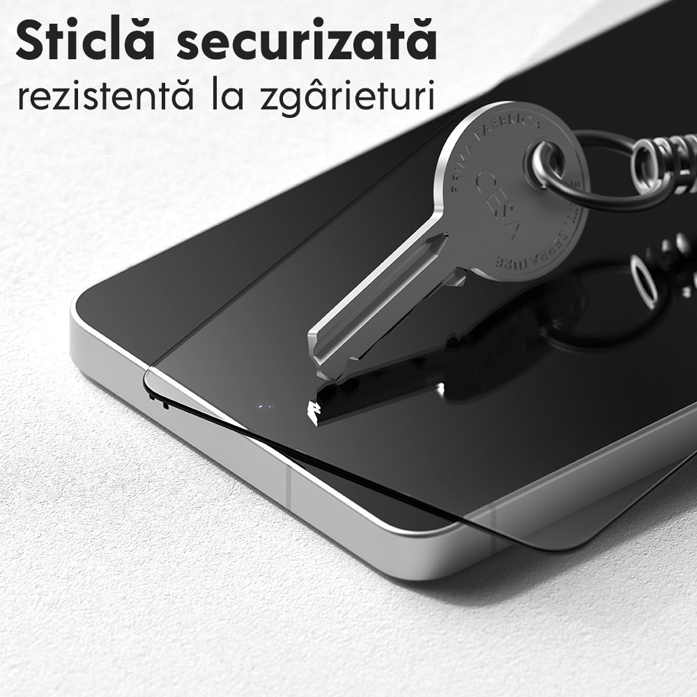 Pachet 2 buc Folie Sticla pentru Samsung Galaxy S26 Ringke Easy Slide, Kit de instalare usoara si rapida cu dispozitiv de potrivire automata, Protectie Profesionala, Ultra Rezistenta, Transparenta