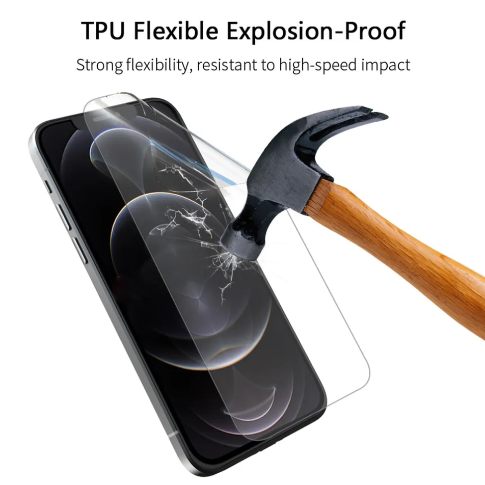 Folie Display pentru CAT Galaxy S21 FE, protectie Premium Infinity Enterprise pentru ecran telefon Fata din Hydrogel Regenerabil, Flexibil, lipire Completa, Silicon, Set complet pentru Instalare usoara
