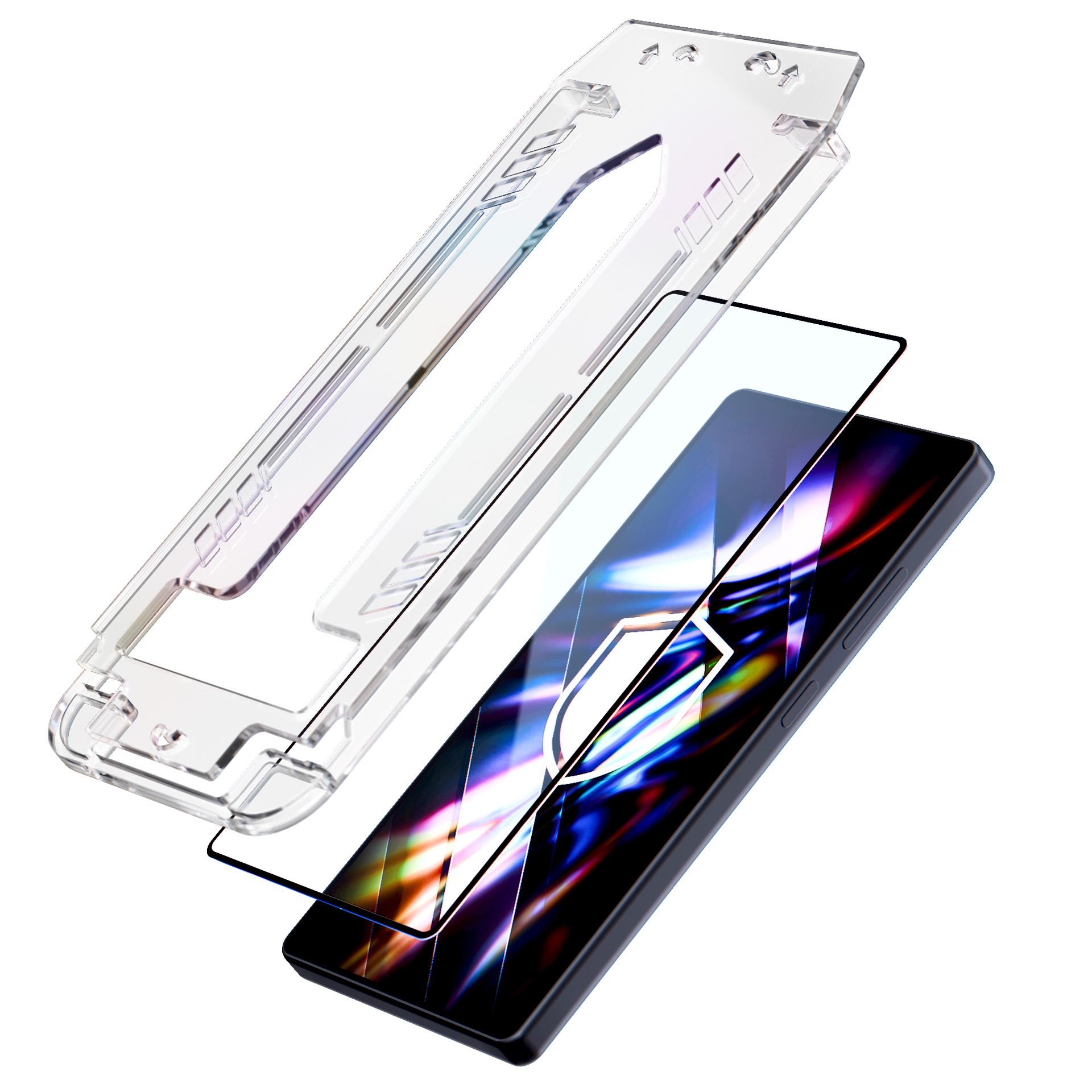 Set 2 folii protectie, sticla securizata 3mk HARDY, aplicator ProFIT, rezistență 9H, compatibil Samsung Galaxy S24 Plus/S25 Plus