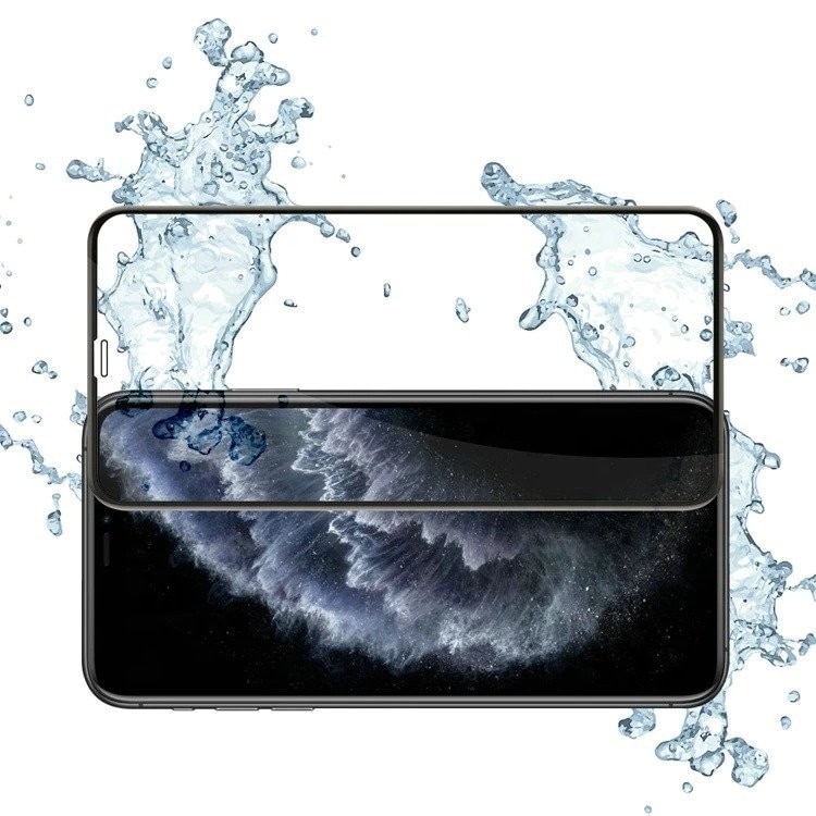 Folie Sticla Securizata Leski compatibila cu Samsung Z Fold 4, Full Glue, Negru