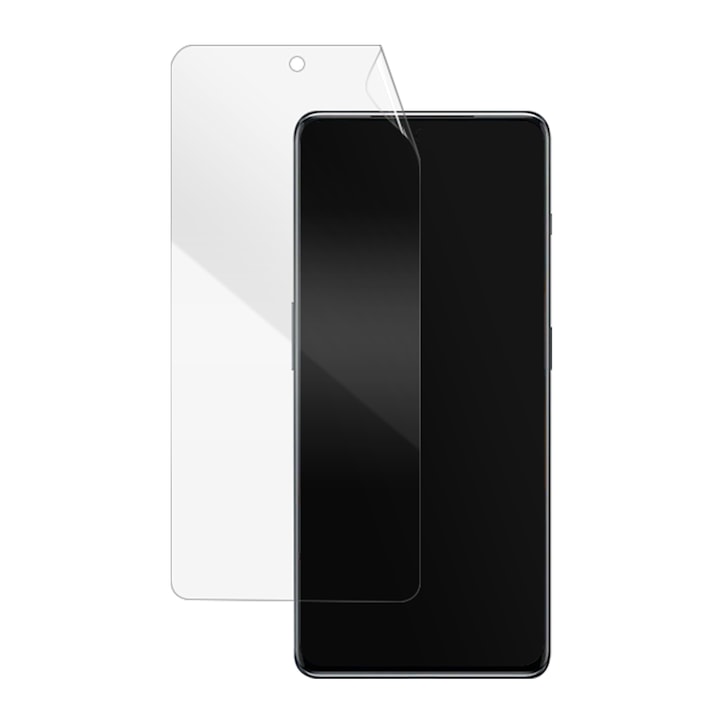 Folie silicon PVB Comando compatibila cu Samsung Galaxy S23 FE, Ultimate Protection, Optic HDClear, Ultra Thin, Anti Slip, Simple Instalation, Clear