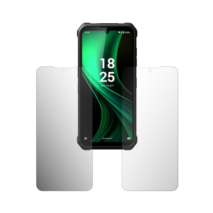 Set 2X Folie Protectie Ecran Folie24, pentru iHunt Titan Music P11001 Ultra, 1X Ultra-Clear + 1X Mata, Acoperire Case-Friendly ( Compatibile cu Carcasa ), Adezive, Flexibile cu Auto Regenerare