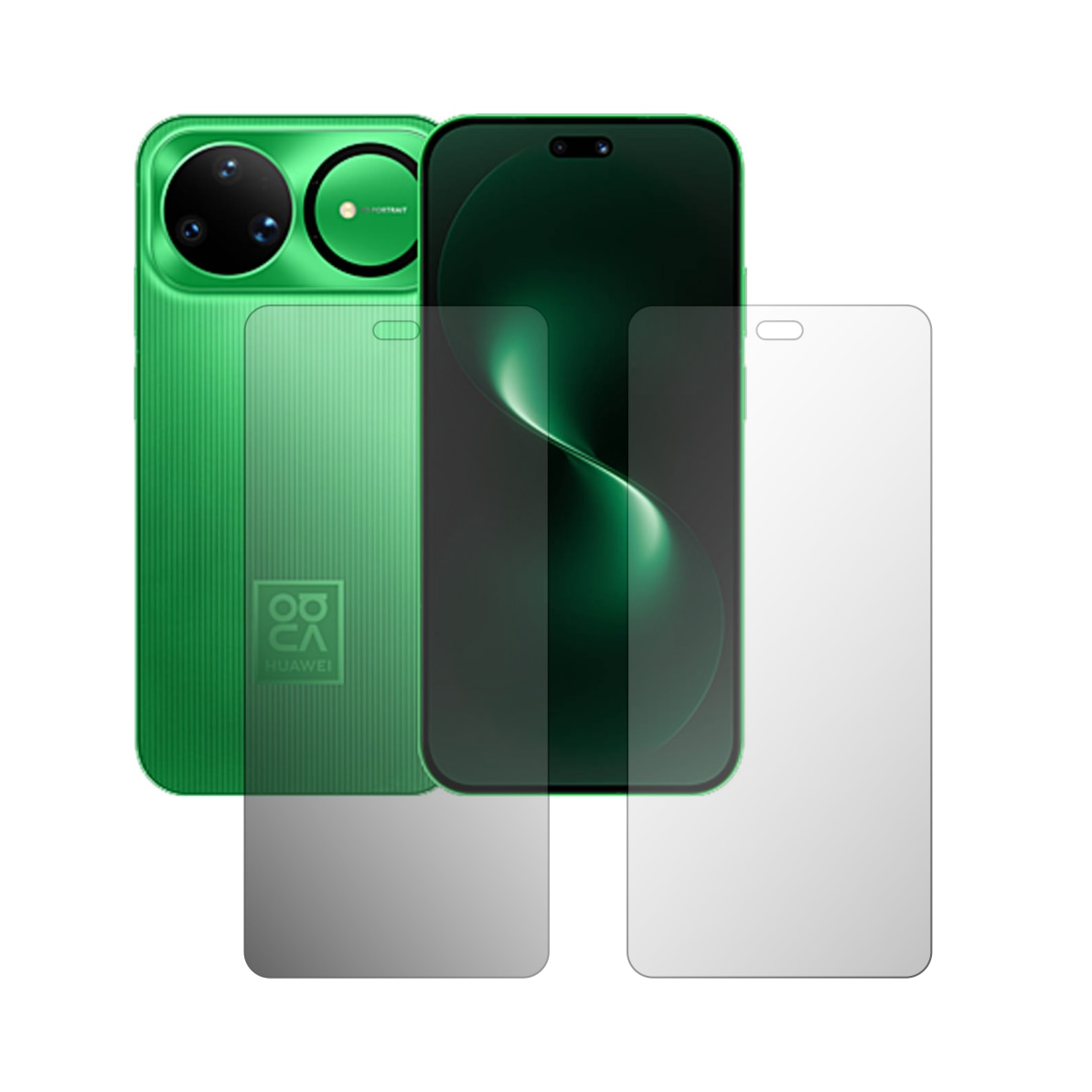 Set 2X Folie Protectie Ecran Folie24, pentru Huawei nova 15 Pro, 1X Ultra-Clear + 1X Mata, Acoperire Totala Full-Display, Adezive, Flexibile cu Auto Regenerare
