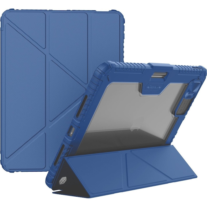 Husa tableta Nillkin Bumper Pro, cu flip, protectie completa, transparenta, 11 inch